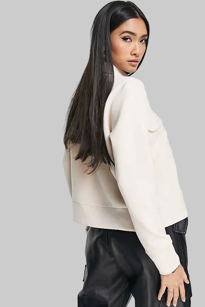 INWEAR JACKET TENCEL BOMBER RING ZIP BREAST POCKETS 30106371/300001 BECA