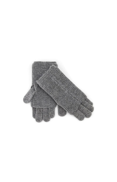 YAYA GLOVES WOOL MIX DOUBLE LAYER CABLE STITCH 03-200009