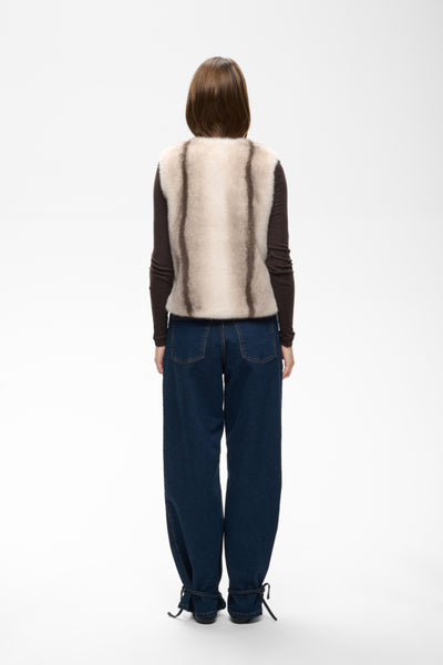 INWEAR GILET LINED FAUX FUR  30112659/900009172 ZABELLE