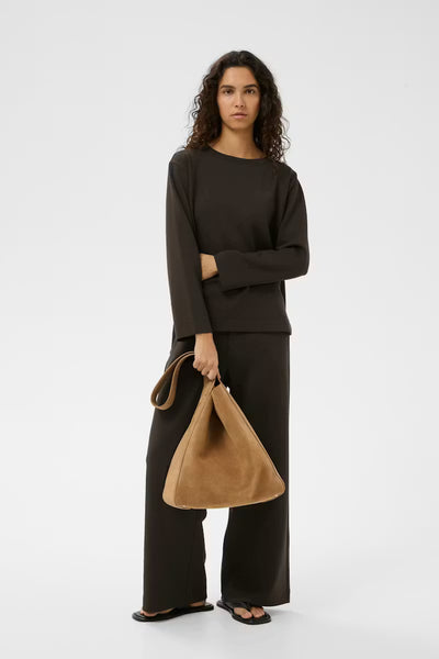 INWEAR TROUSER TENCEL WIDE LEG MOCK FLY ELASTIC WAIST 30109909/191109 GINCETTE