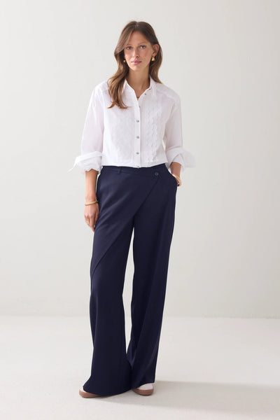 SUMMUM TROUSER LOOSE  LEG WRAP TROUSER 4s2893-11851-495