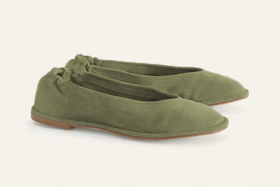 PATRIZIA BONFANTI SHOE SUEDE BALLET PUMP WITH HORSESHOE HEEL 64035999 DANZA