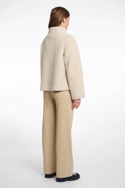 RINO & PELLE JACKET TEDDY BOX FIT ASYMETRIC BUTTON CLOSURE 7002511 DENU