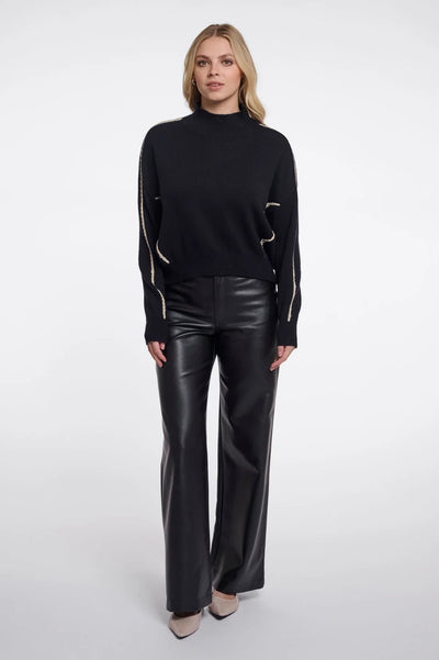 RINO & PELLE SWEATER STITCH DETAIL 5002612 FIRUZE