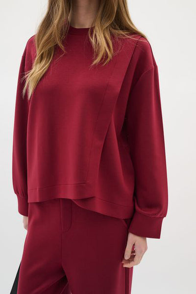 INWEAR TOP TENCEL LONG SLEEVE CROSS OVER PANEL 30110946/191724GIDA