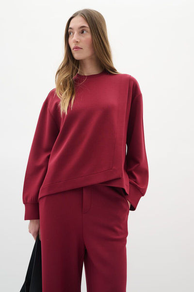 INWEAR TOP TENCEL LONG SLEEVE CROSS OVER PANEL 30110946/191724GIDA
