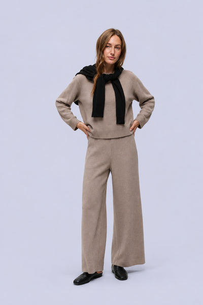 INWEAR TROUSER CROP TENCEL WIDE LEG 30112995/171506 GINCETTE