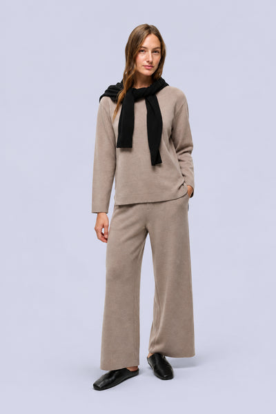 INWEAR TROUSER CROP TENCEL WIDE LEG 30112995/171506 GINCETTE