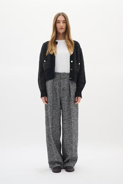 INWEAR CARDIGAN CHUNKY BOUCLE RIB TRIM AND HEM 30110938 GUO