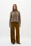 INWEAR SWEATER CHUNKY BOUCLE RIB ROLL NECK CUFF AND HEM 30110937 GUO