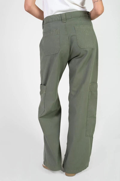 LE TEMPS DE CERISES TROUSER UTILTY WIDE LEG CARGO POCKETS PFHOLLY