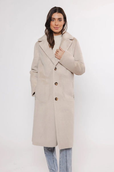 RINO & PELLE COAT REVERSIBLE ECO LEATHER AND FAUX FUR 7002412