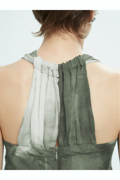 IXOS TOP CHIFFON PRINT SLEEVELESS SMOCK DETAIL 32022-009 HARLEY