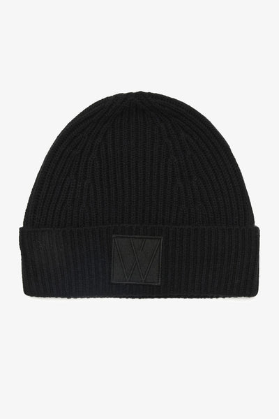 INWEAR BEANIE RIB LAMBSWOOL WITH LOGO PATCH 30109779/194008 KAXY