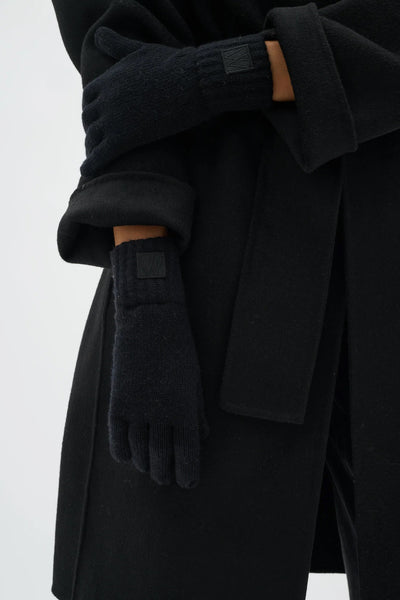 INWEAR GLOVES KNIT WITH LOGO PATCH 3010977/194008 KAXY