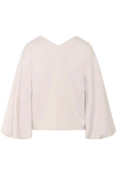 INWEAR TOP TENCEL V FRONT AND BACK 3/4 WIDE SLEEVE 30112307/130403 KINCENT