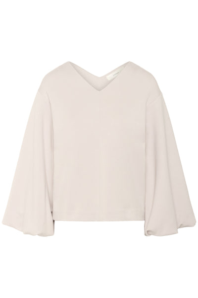 INWEAR TOP TENCEL V FRONT AND BACK 3/4 WIDE SLEEVE 30112307/130403 KINCENT