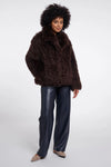 RINO & PELLE JACKET FAUX MONGOLIAN FUR 7002611 LIAS