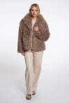 RINO & PELLE JACKET FAUX MONGOLIAN FUR 7002611 LIAS