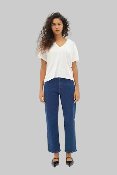 INWEAR TOP MODAL MIX V NECK SHORT SLEEVE TEE 30109353/110701 LILLIANA