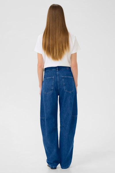 INWEAR JEANS SLIM BARREL LEG STITCH DETAIL ON SIDES NEAR KNEE 30110841 NAAVAL