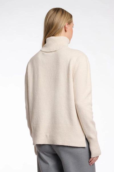 RINO & PELLE SWEATER RIB ROLL NECK RiBBED HEM & CUFFS SIDE SLITS 5002511 NANKE