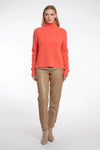 RINO & PELLE SWEATER SUPER SOFT ROLL NECK RIB HEM & CUFFS SIDE SLITS 5002513 N00R
