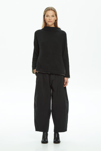 MALLONI MLO SWEATER 2 TONE FRAY DETAIL CROSS OVER BACK P25I20429-044BA BAMBI