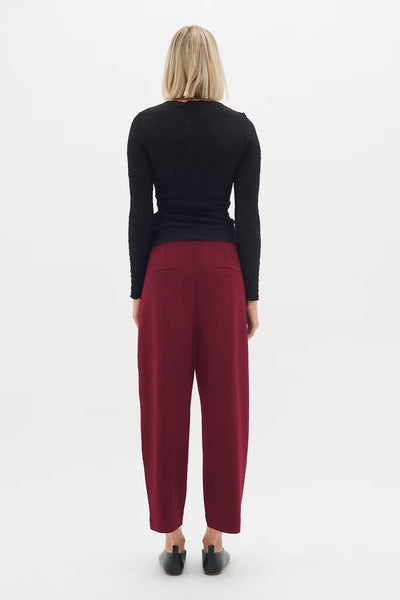 INWEAR TROUSER TENCEL PLEAT BARREL LEG 30110151/191724 PANNIE