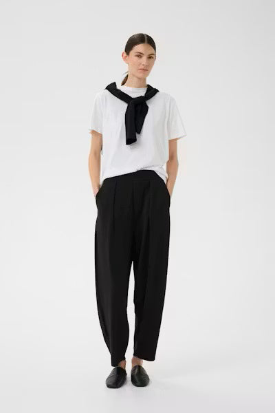 INWEAR TROUSER TENCEL PLEAT BARREL LEG 30109192/194008 PANNIE
