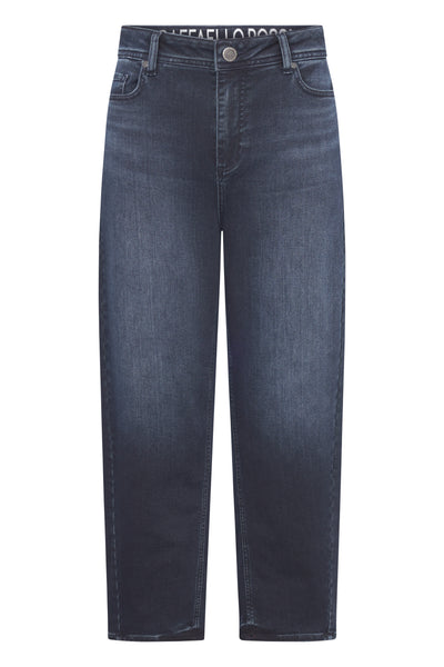 RAFFAELLO ROSSI JEAN STRETCH 5 POCKET 7/8 BARREL LEG 505378/9369-885 HANNI