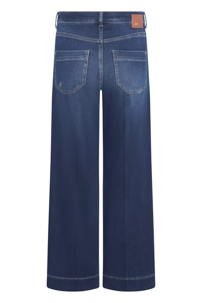 RAFFAELLO ROSSI JEAN SUPER SOFT LYOCELL 6/8 LEG WITH PATCH POCKETS 207868/9378-875 MIRU