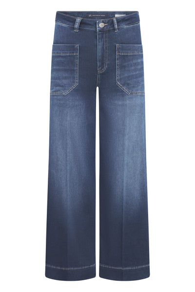 RAFFAELLO ROSSI JEAN SUPER SOFT LYOCELL 6/8 LEG WITH PATCH POCKETS 207868/9378-875 MIRU