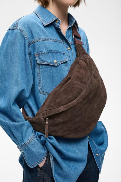 INWEAR BAG ADJUSTABLE STRAP SUEDE XL BUMBAG 30112466/191109 RASIDA