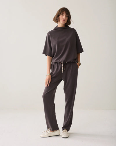 SUMMUM TROUSER SOFT SCUBA PINSTRIPE 4s2854-30716