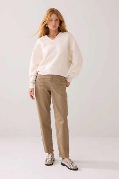 SUMMUM TROUSER TAPERED STRETCH TWILL POCKET DETAIL 4s2852-12194