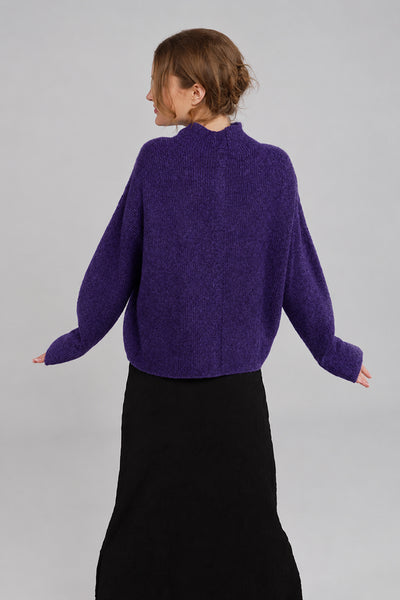 BEATE HEYMANN SWEATER SOFT RIB WOOL MIX OVERSIZE 4064-30