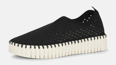 ILSE JACOBSEN SHOE PLATFORM TULIP3373-001 BLACK