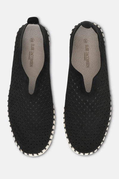 ILSE JACOBSEN SHOE PLATFORM TULIP3373-001 BLACK