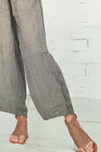 INKOLIVES SANDAL HAND STITCHED LEATHER ANKLE STRAP TOE POST GROTTANA NATURAL
