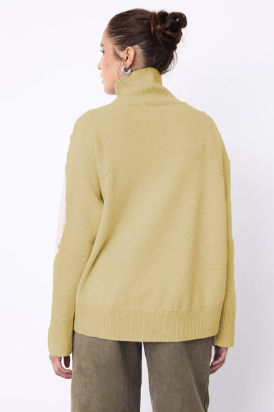 NOTSHY SWEATER CASHMERE HIGH NECK SEAM DETAIL NF1I003 WENDY