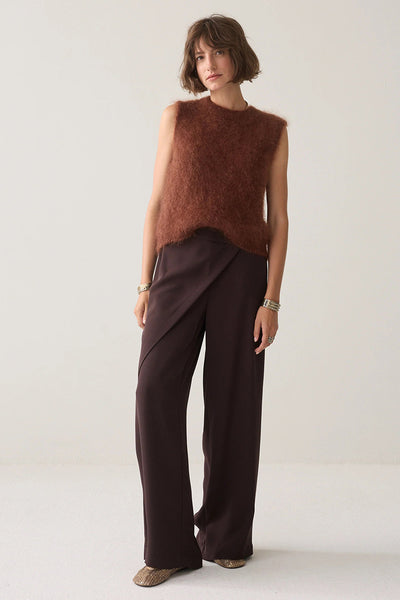 SUMMUM TROUSER LOOSE  LEG WRAP TROUSER 4s2893-11851