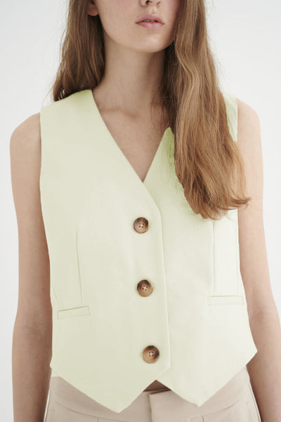 INWEAR TAILORED WAISTCOAT DOUBLE BUTTON BAND AT BACK 30107208/110701 ZELLA