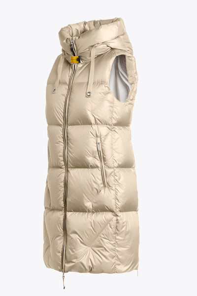 PARAJUMPER GILET LONG LIGHTWEIGHT DOWN FILL PWPUHY35/0209ZULY