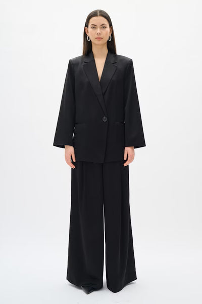 INWEAR TROUSER SILKY MID WEIGHT PLEATED WIDE LEG 30112082 ZUMA