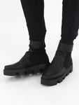 ARCHE BOOT GRAINED LEATHER AND STRETCH NOTCHED SOLE 1K710-QP00TREEK