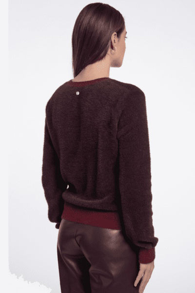 RINO & PELLE SWEATER SUPER SOFT V NECK 5002611 KEATH