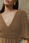 MES DEMOISELLES TOP LYOCELL WOOL MIX SASH WAIST 25S-IVE