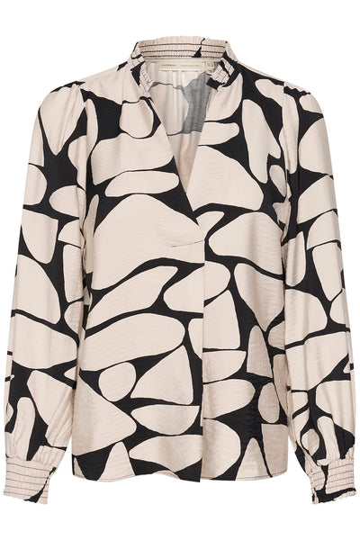 INWEAR TOP V WITH GATHERED NECK AND CUFF 30109668 METTA