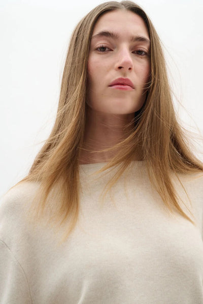 INWEAR SWEATER ROUND NECK ROUNDED SLEEVE HI LO HEM 30109742/1304031 KAYLLA